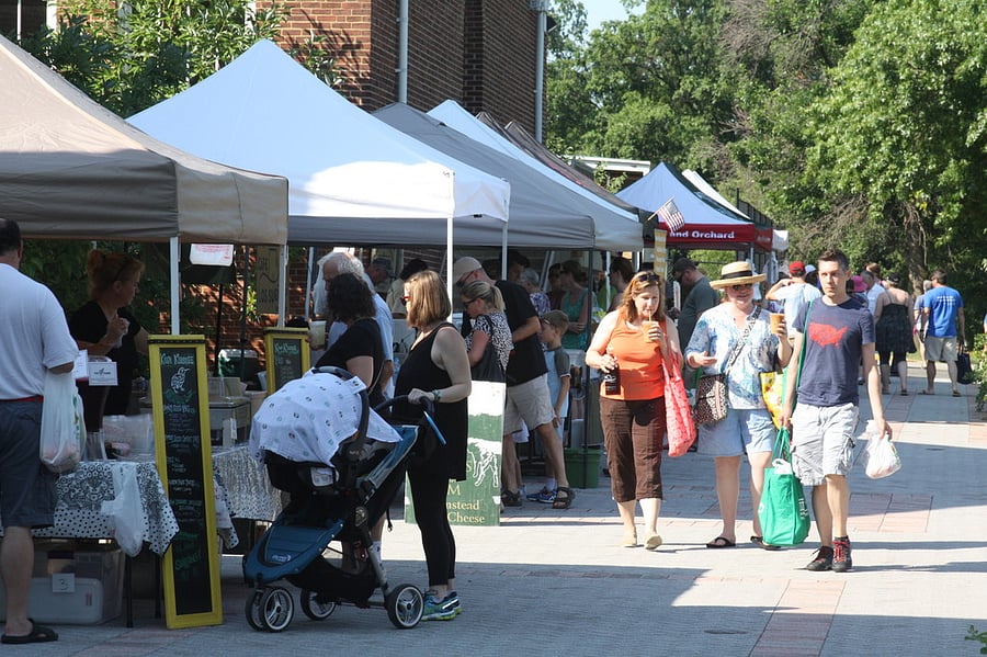 Seasonal Farmers Market at Fairlington Park (about a 10 minute walk)