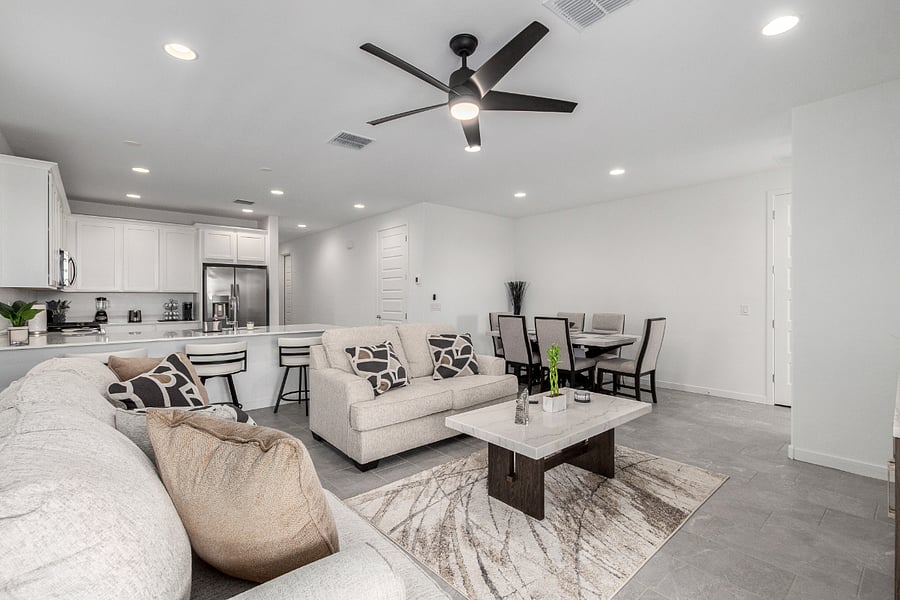 Family Room and Dining room 