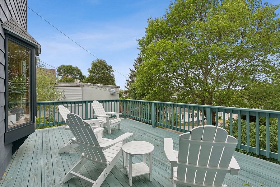 Deck off of Kitchen