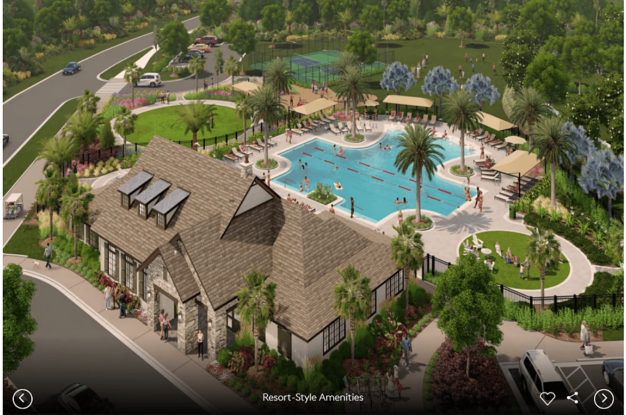 Amenities center for guest use