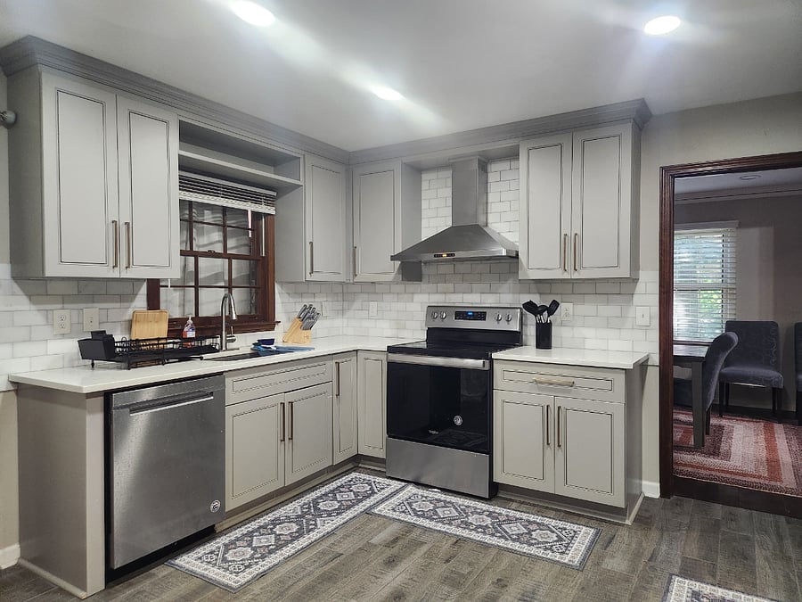 Kitchen with Dishwasher and Cooktop/Oven and extractor fan