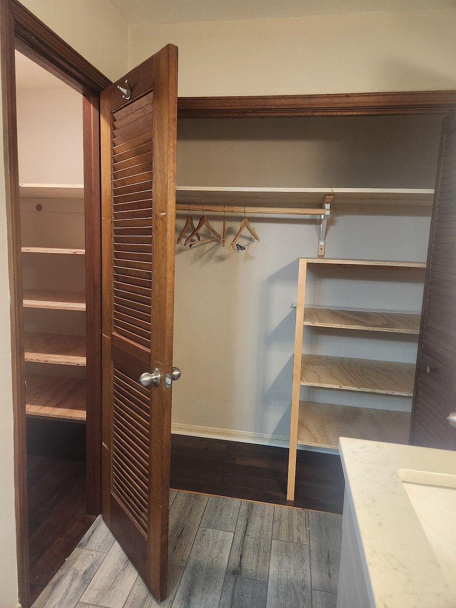 Closet 1 and 2 in Master Bath