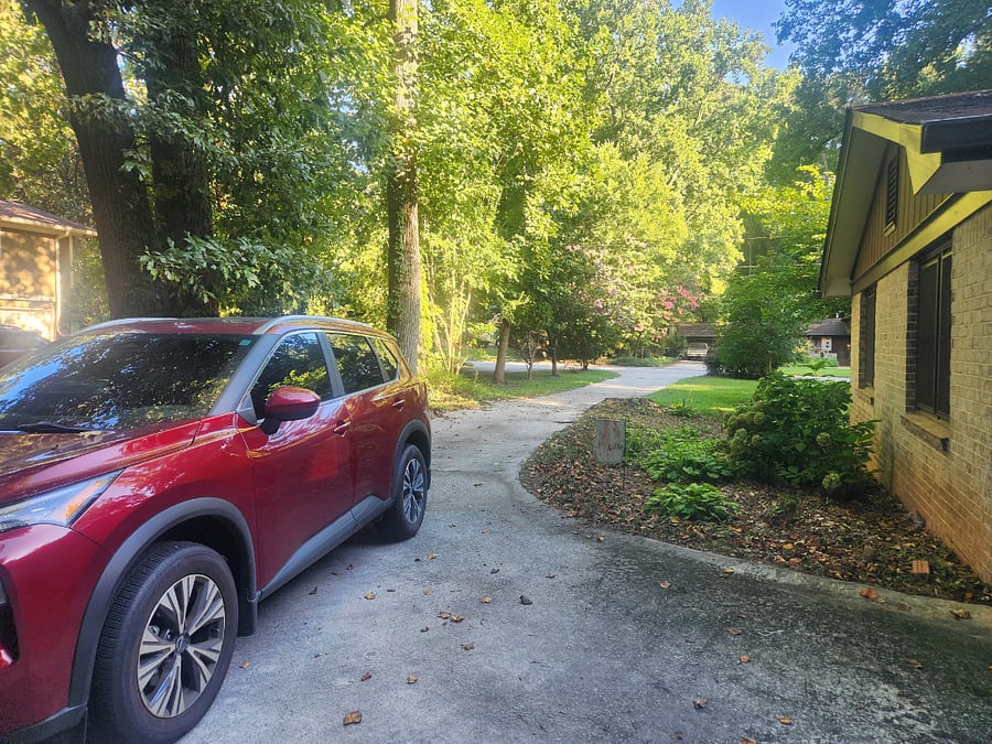 Parking beside the Back Sunroom 2