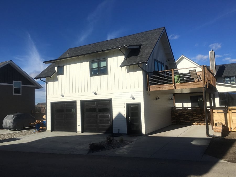 400 Sq foot deck and covered parking