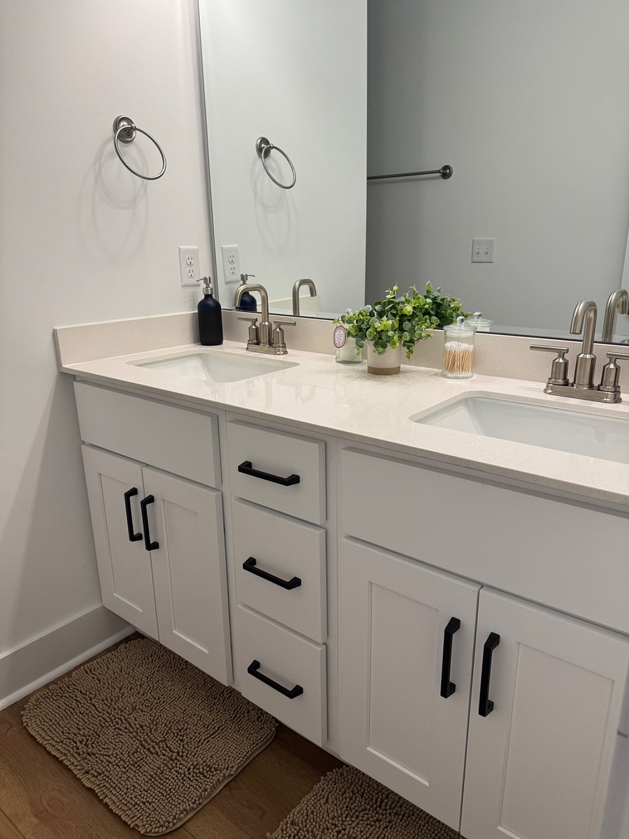 Master bath double sink 