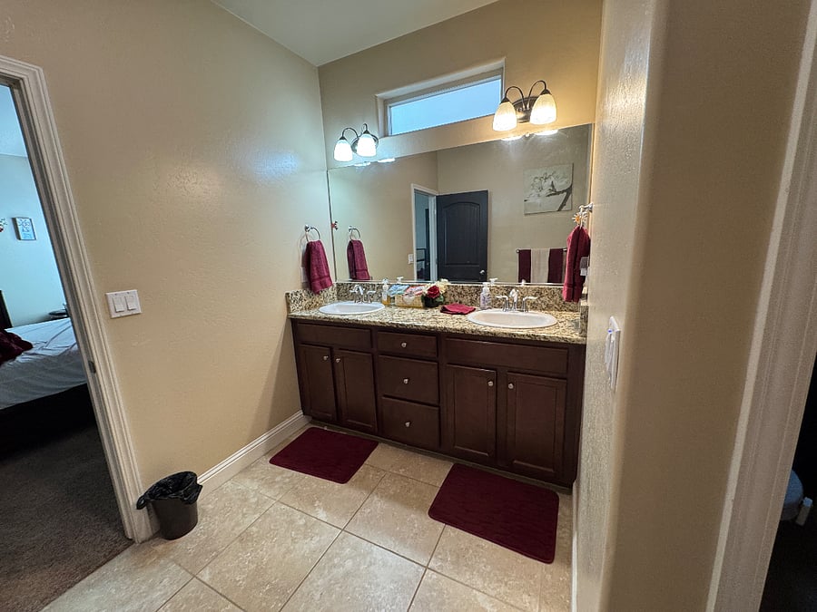 Master Bedroom Double Sink Bathroom