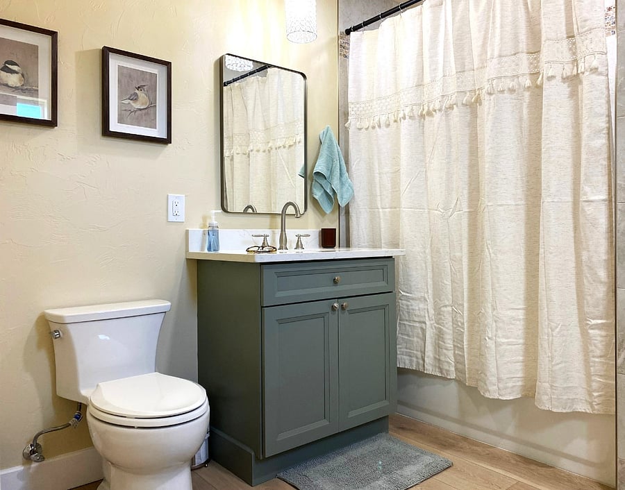 Full size bathroom with bathtub