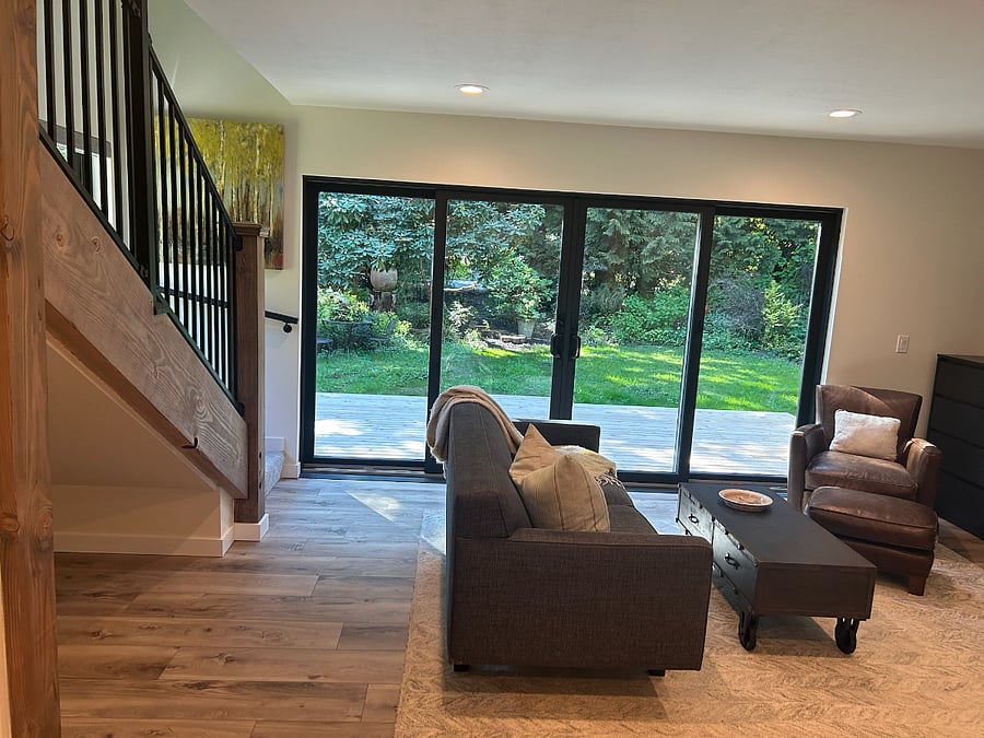 Living Room Space and Deck