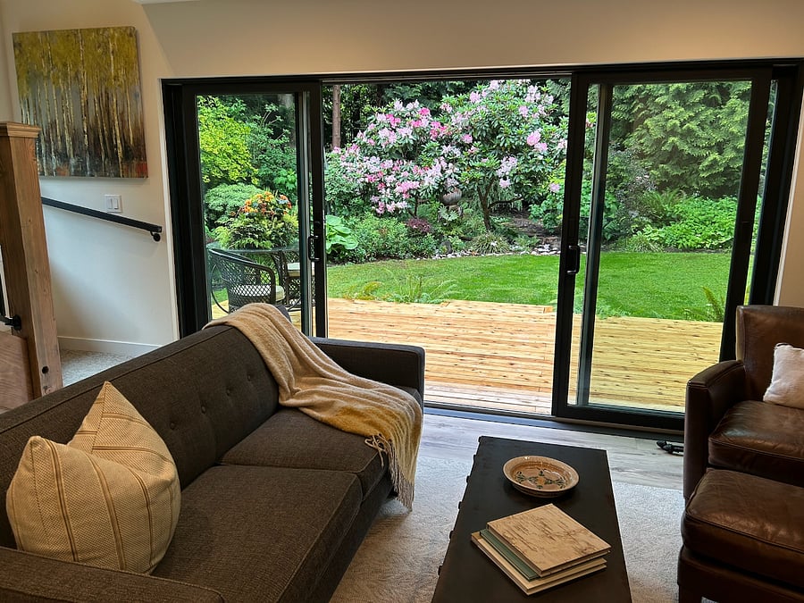 Living Room and Deck
