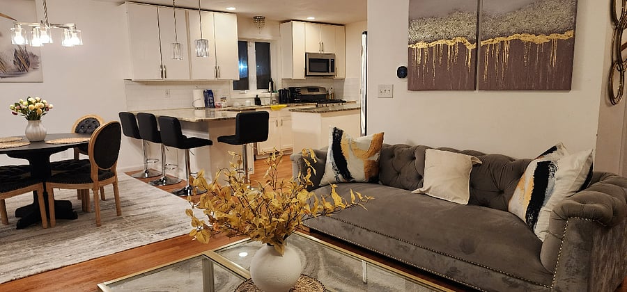 Living & Dining Spaces for relaxing after a long shift.