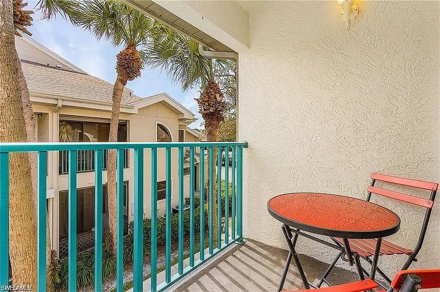 Balcony off Master Bedroom. Perfect for sipping iced coffee with a good book.