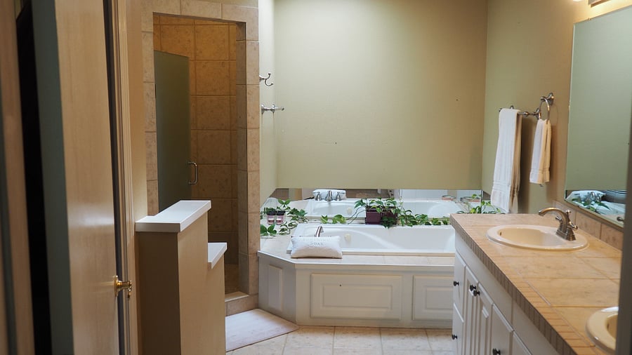 Your private bathroom.