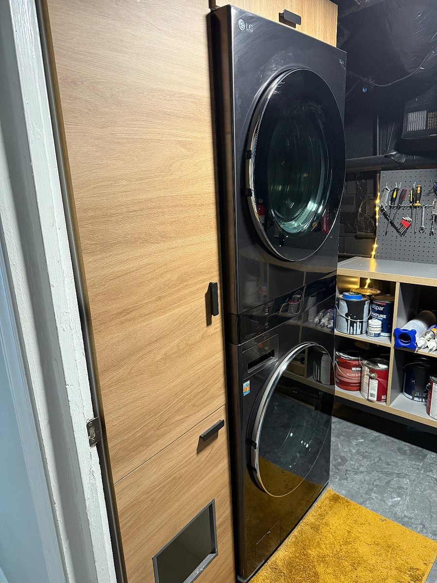 Utility Room with Stacked W/D