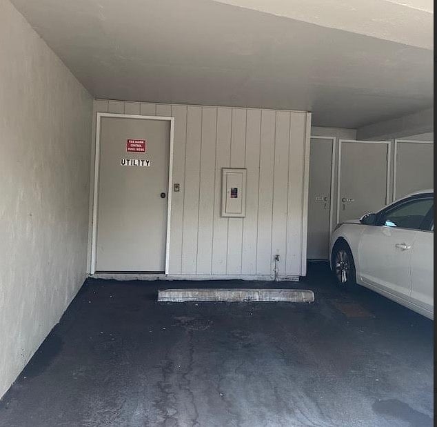 Condo owned one car covered parking space.