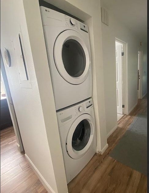 New full size washer & dryer purchased August 2025 located within the condo