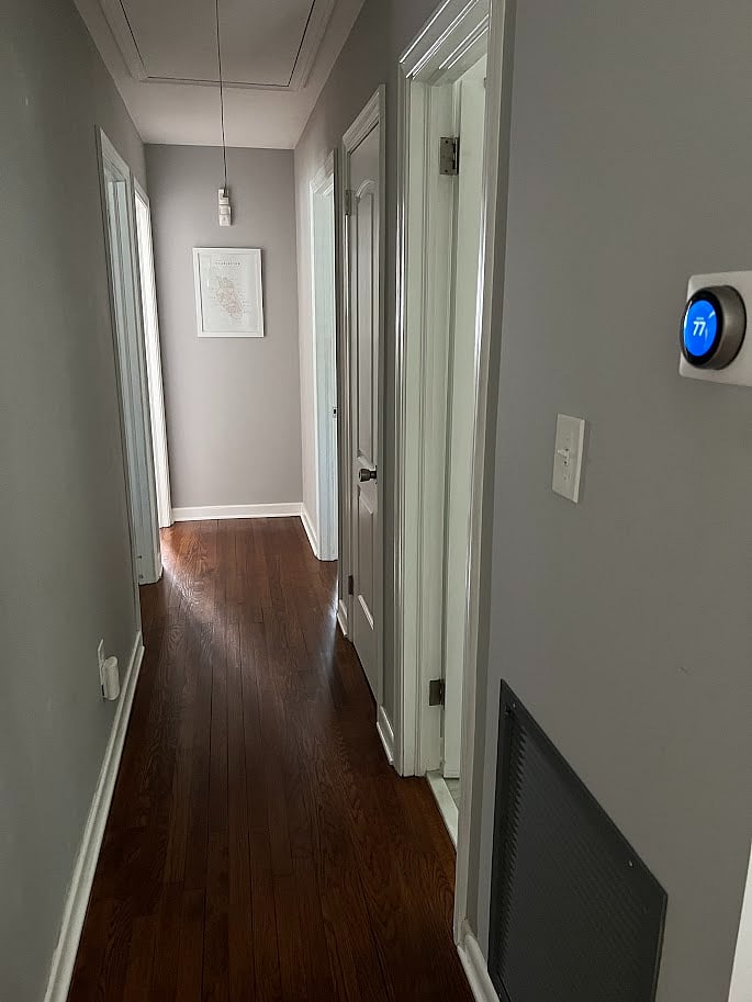 Hall to bedrooms and bathrooms