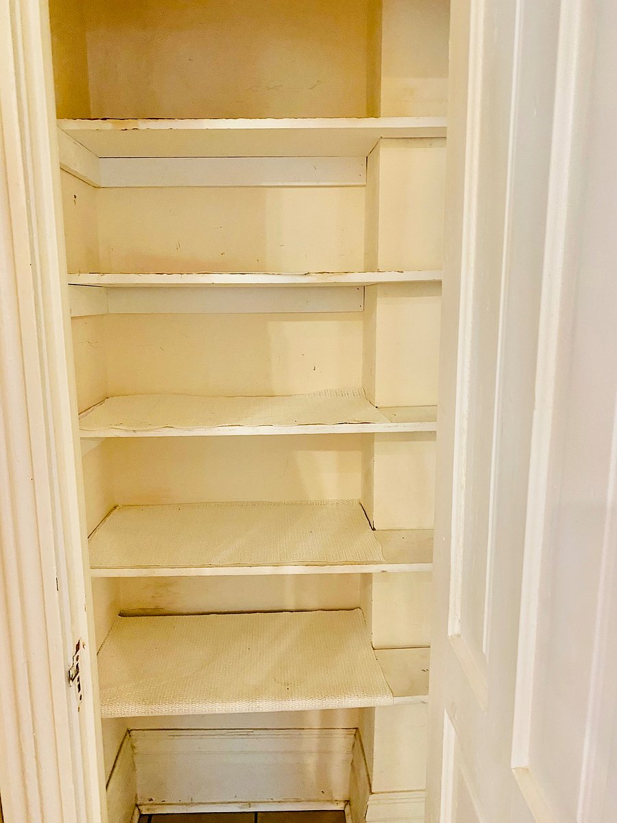 Convenient kitchen pantry. Lots of storage for your items
