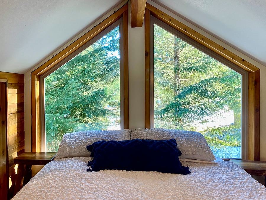 Loft king bed