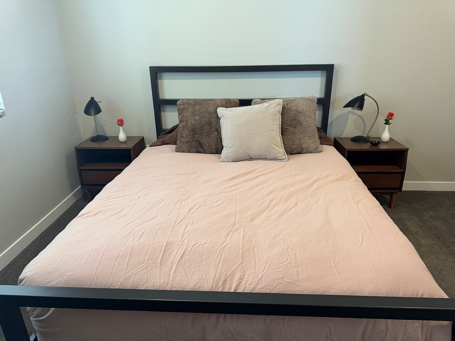 Private room with dedicated works space