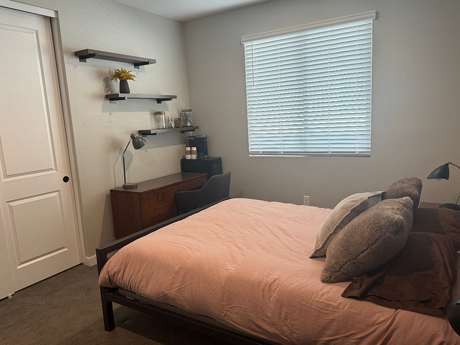 Private room with dedicated work space