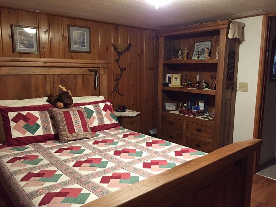 Basement bedroom