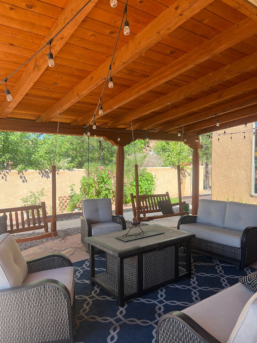covered private patio