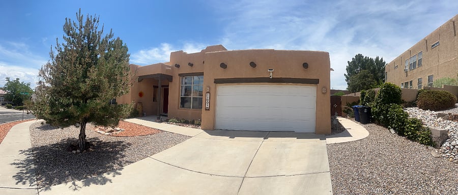 Two car garage