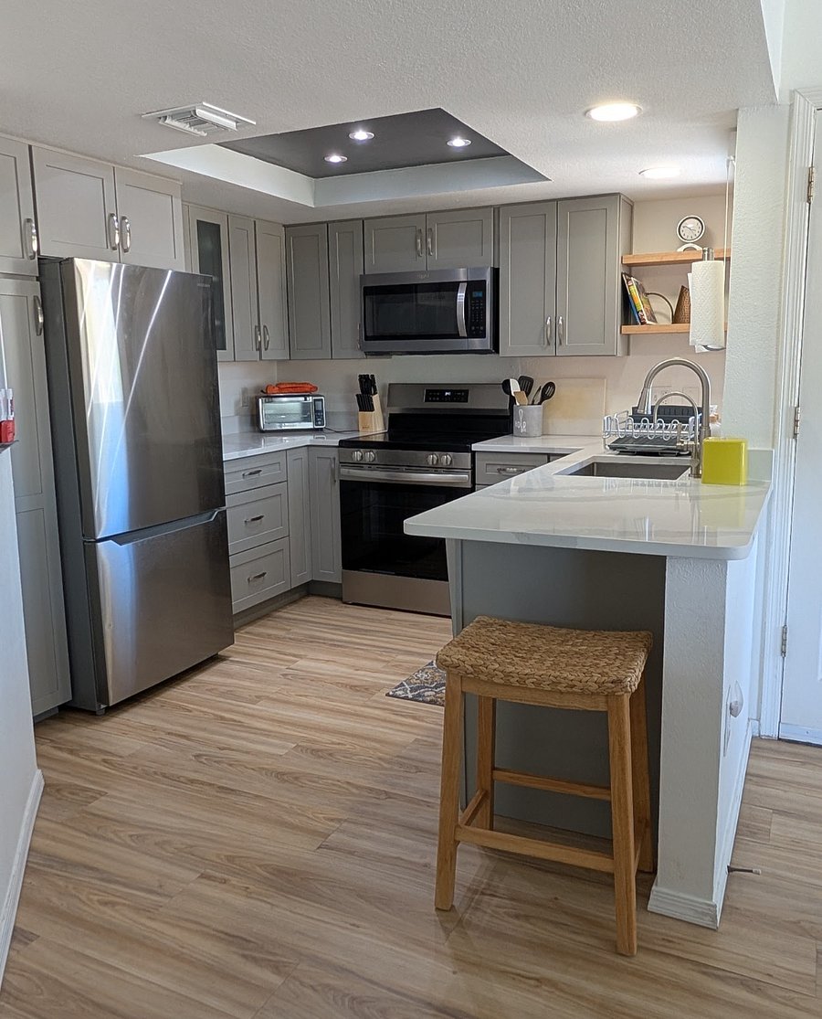 Newly renovated kitchen with all new appliances