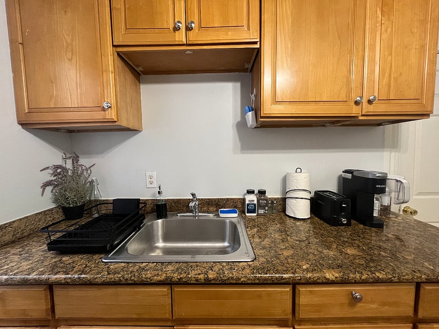 - Seasoning
- Coffee maker
- Paper Towels
- Dish Soup