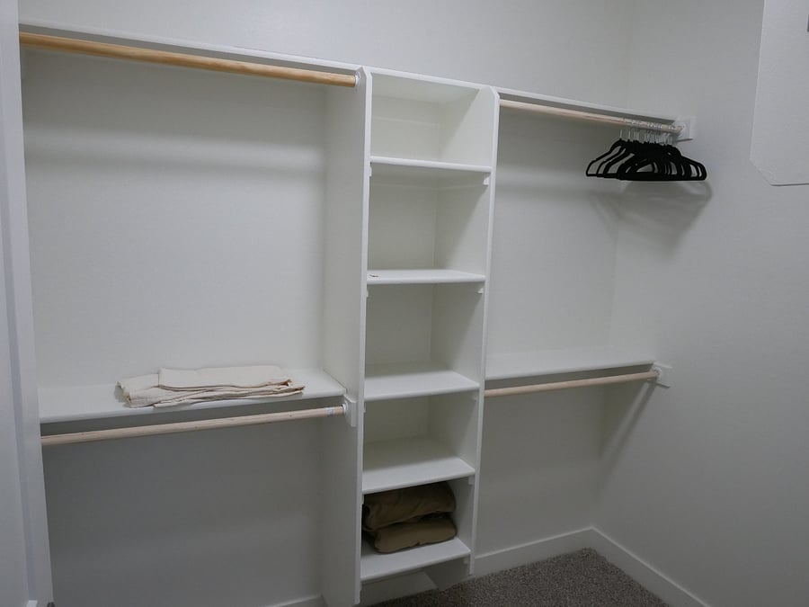 Primary bedroom has a walk-in closet.
