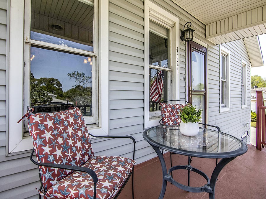 Covered porch