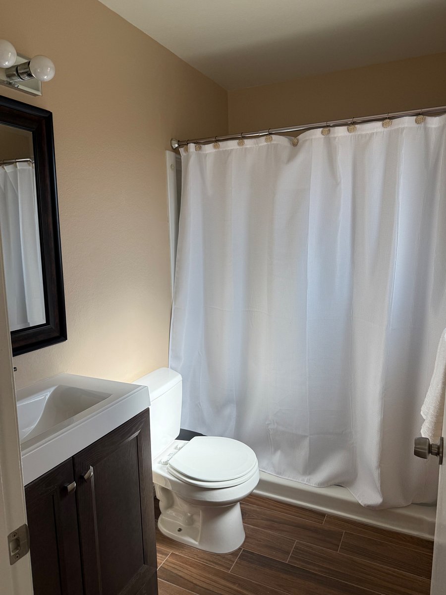 Your private bathroom.