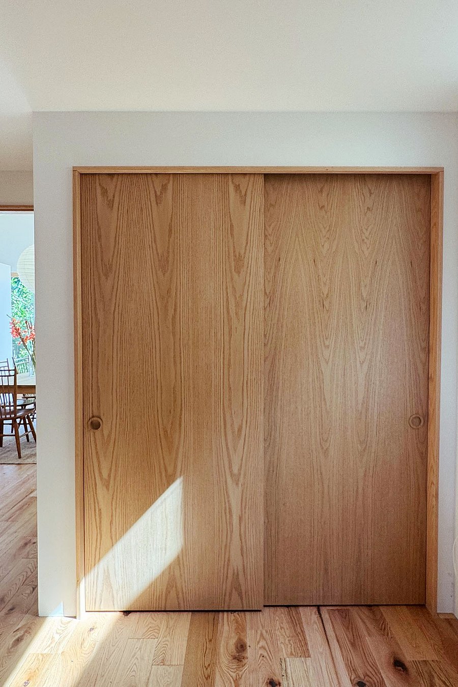 large closets in both bedrooms