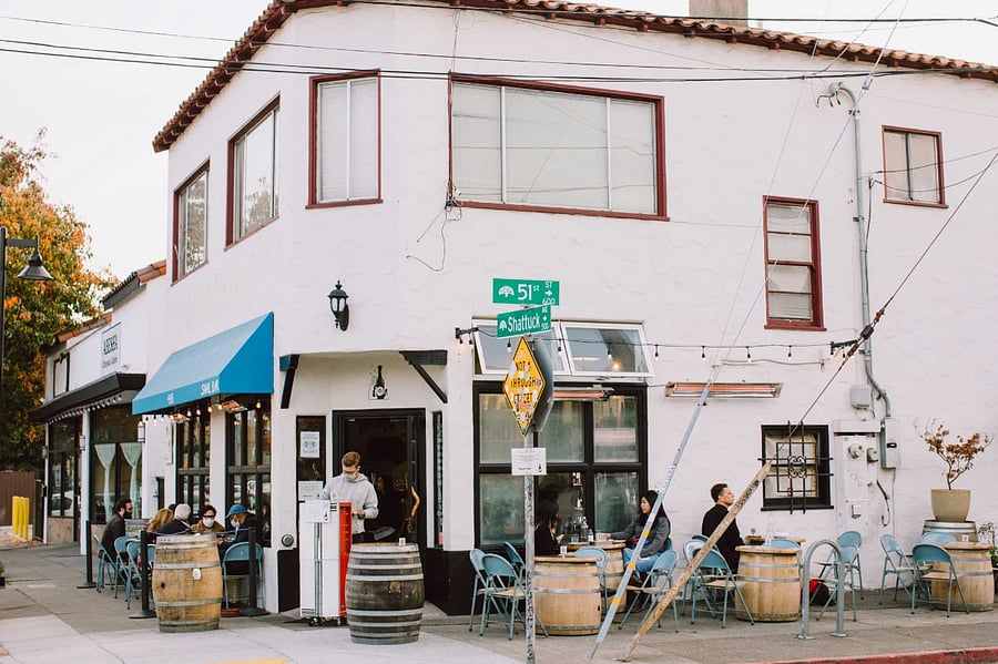 Snail Bar, our local natural wine bar with exceptional apro and dinner. 