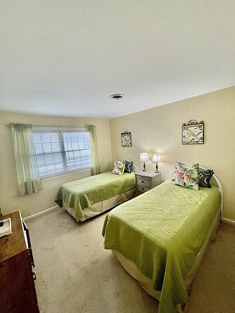 Upstairs Bedroom #3 with two single beds
