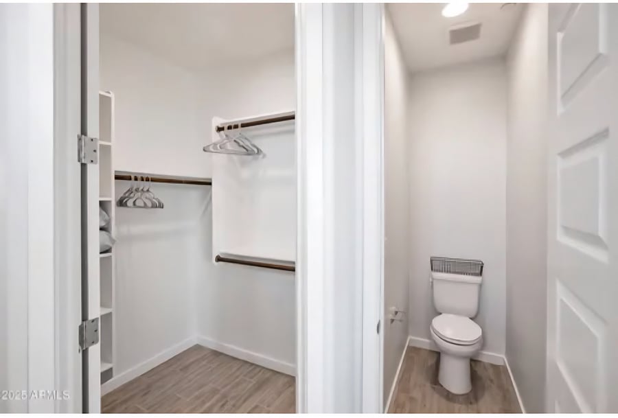 Master Closet and Water Closet