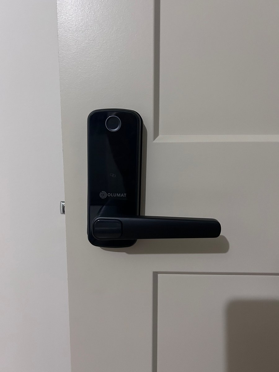 Every bedroom door is equipped with a digital keyless lock.