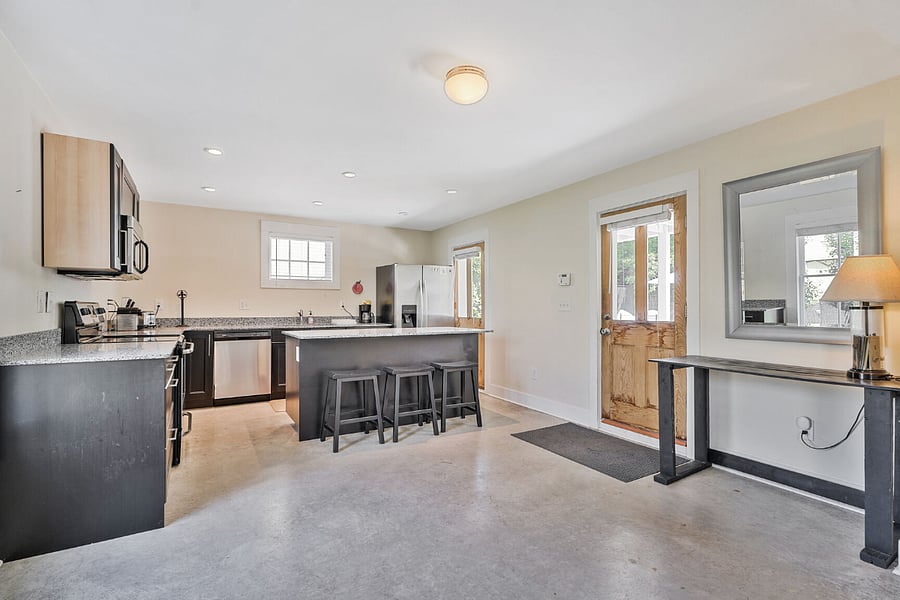 A full kitchen with a great island for cooking, dining, or spreading outeverything you need is here, and feel free to reach out if you have any questions about the appliances.