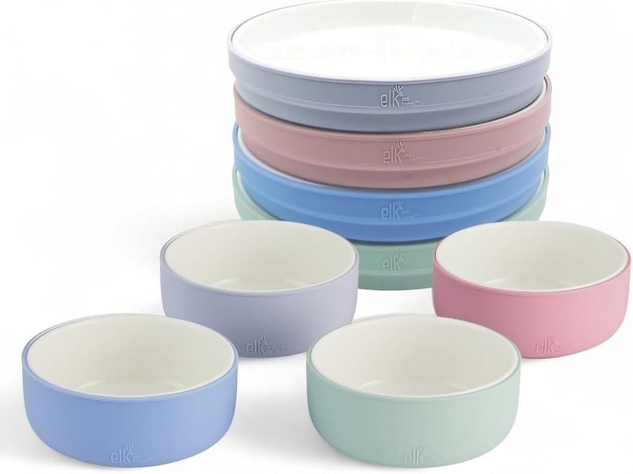 We have kids plates and bowls available for those traveling with kids!
