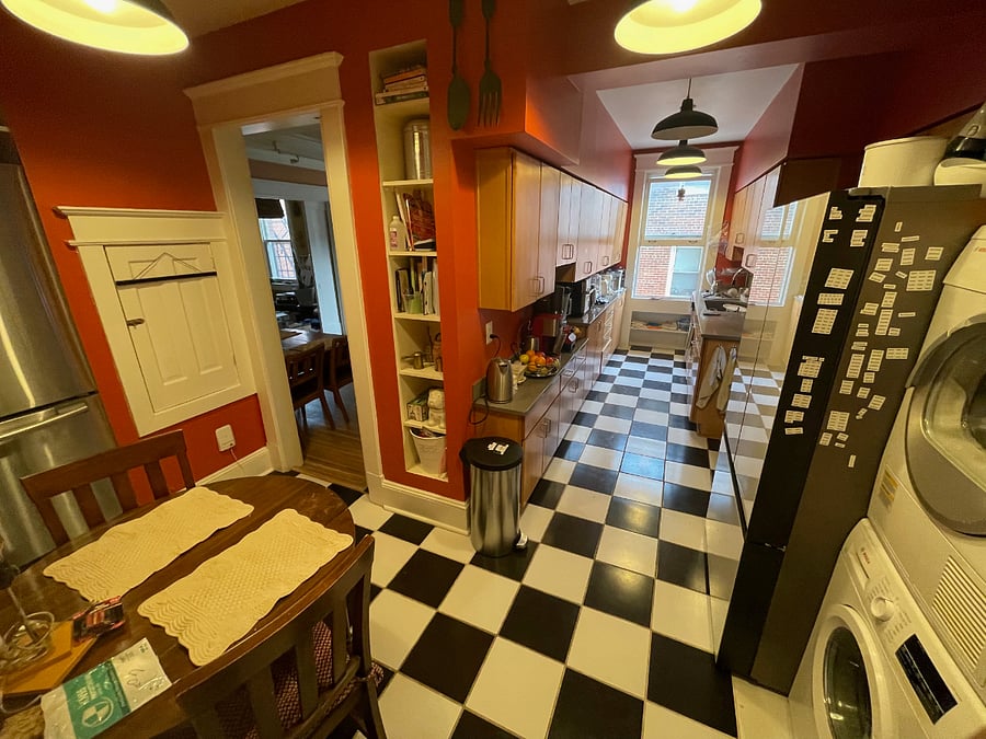Large and well-stocked chef's kitchen
