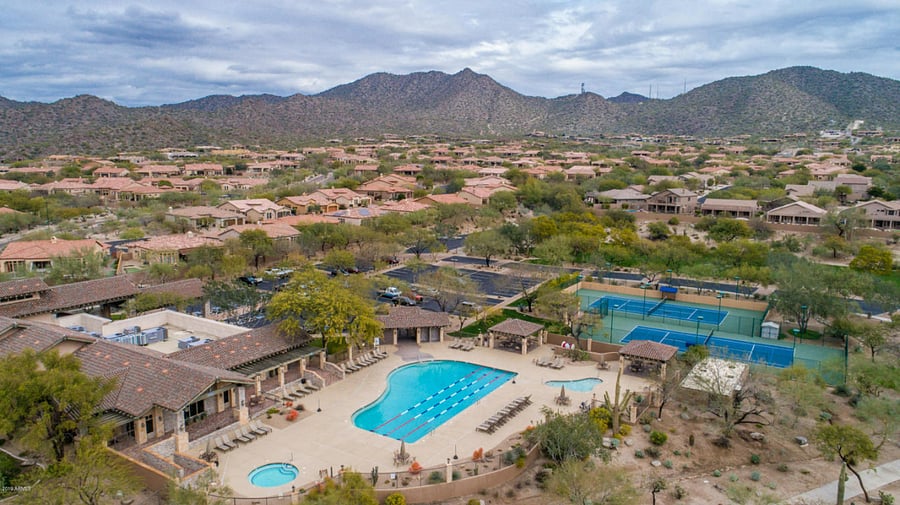 Enjoy 2 community pools, tennis, pickle ball courts, and access to many trailheads
