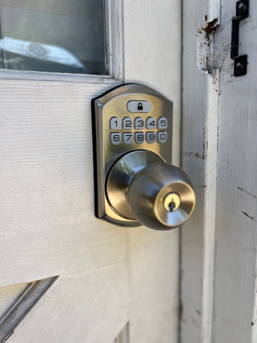 Unique security lock. 