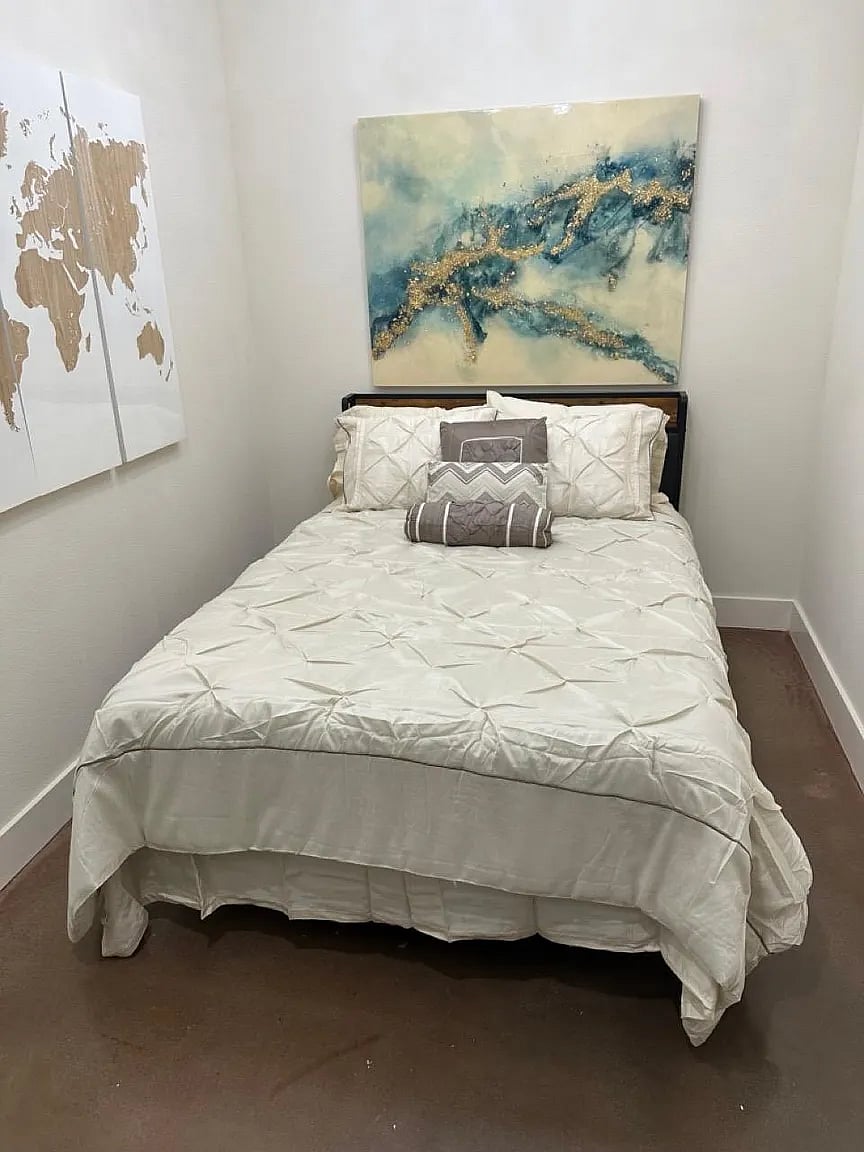 Downstairs enclosed bedroom