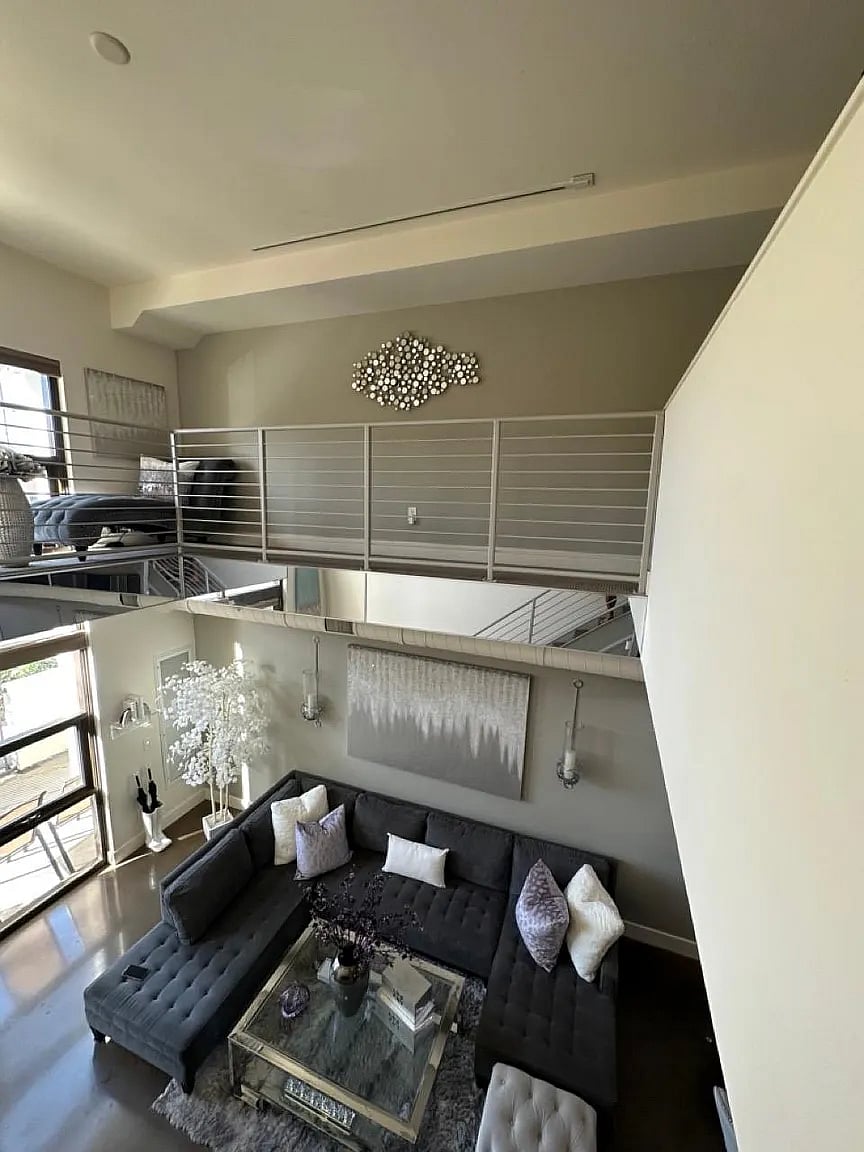 Upstairs catwalk