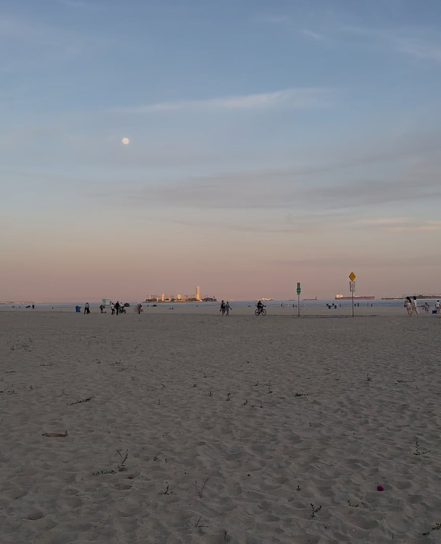 View from beachside patio