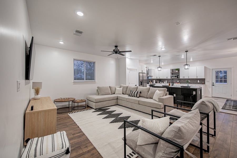 The Kinder Haus offers families and groups of friends plenty of space to spread out
