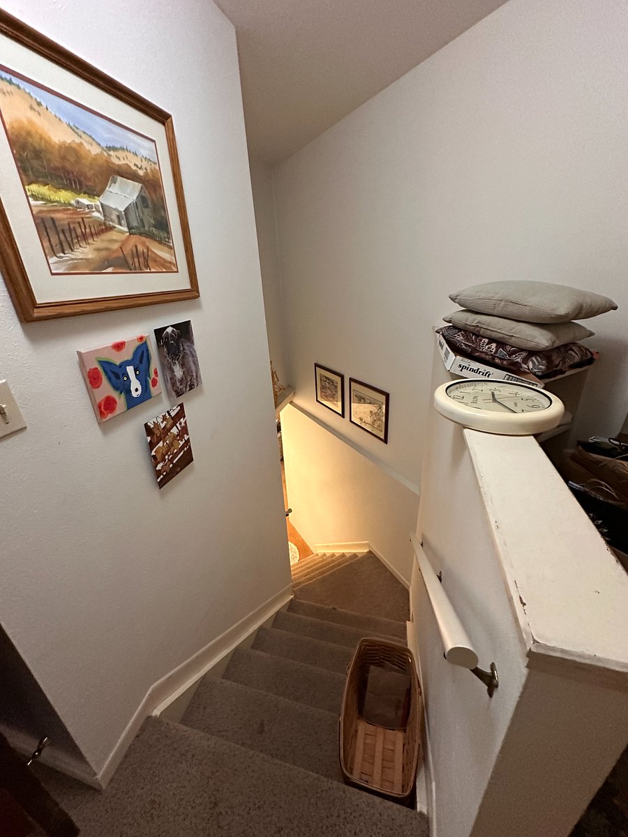 stairs to basement apartment