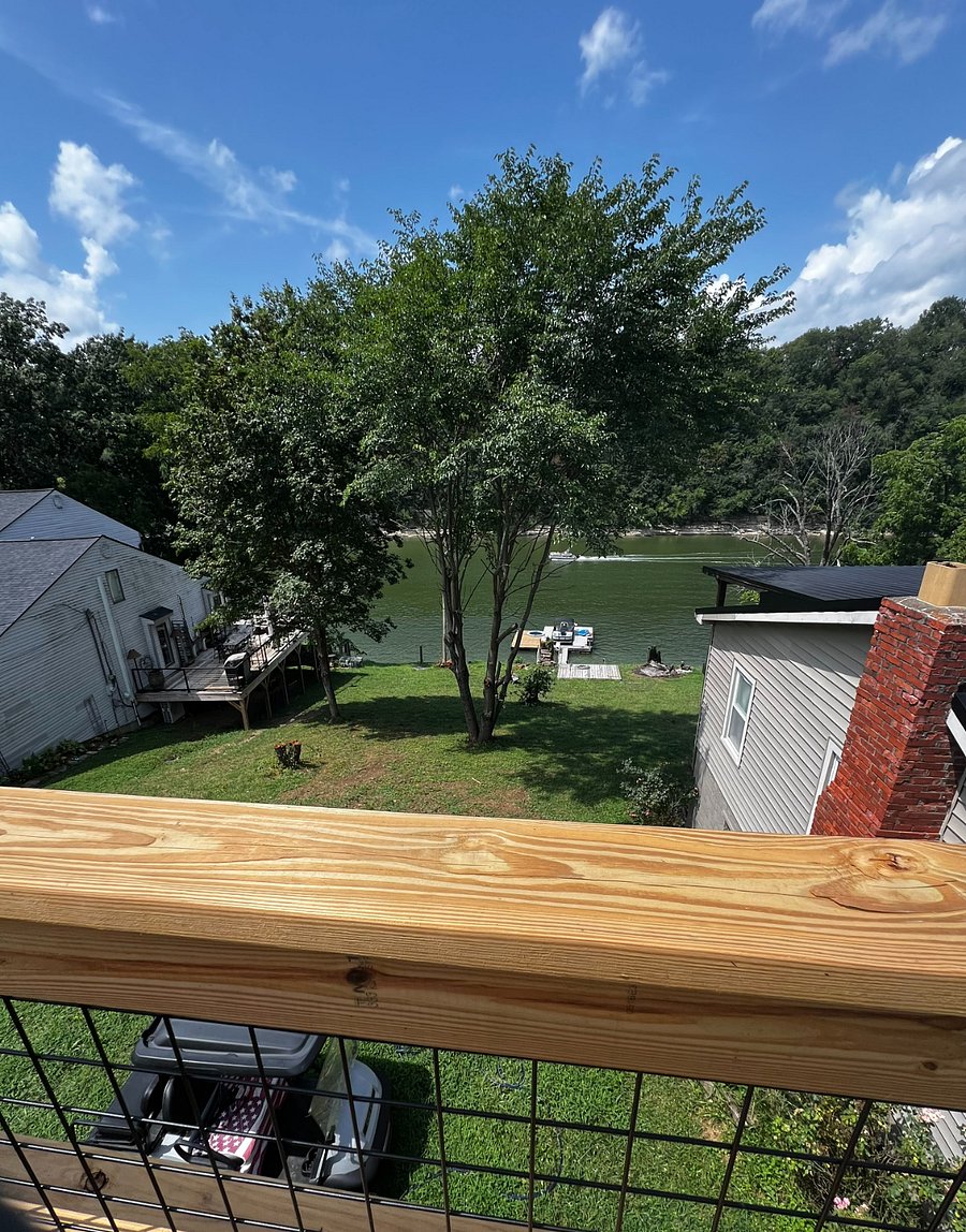View to lake and dock