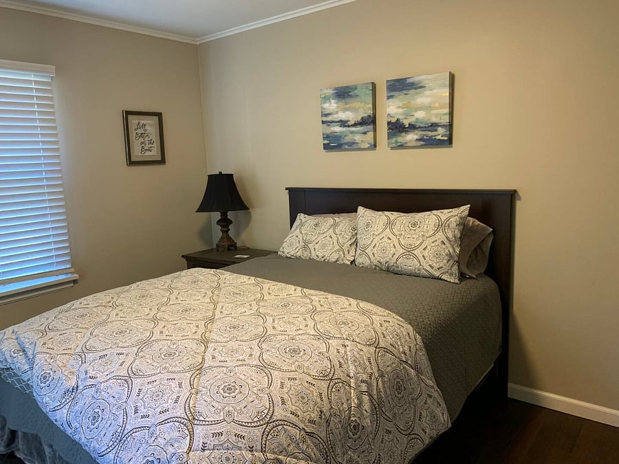2nd Bedroom. Not attached to the bathroom. Bedroom one is slightly larger and attached to the bathroom.