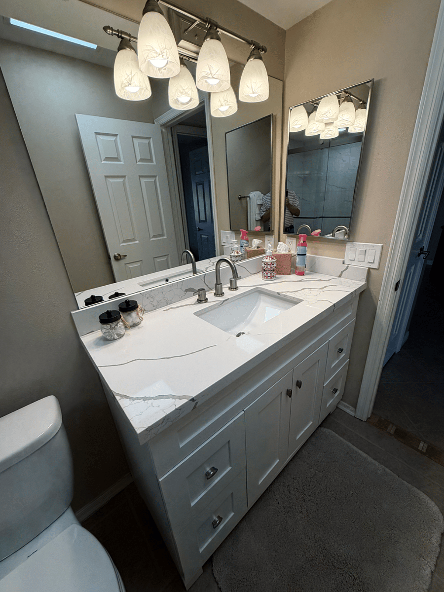 SECOND BATHROOM ADJACENT TO SECOND BEDROOM.